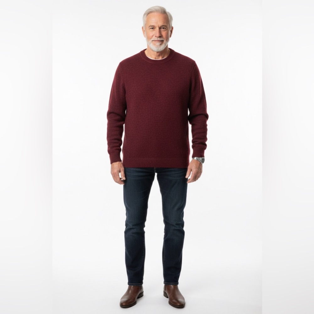 GAP Men's Burgundy Crewneck Sweater XL NWT